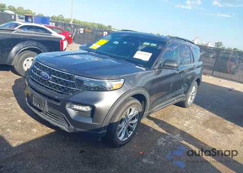 2020 Ford Explorer Xlt z USA, uszkodzony, nr VIN 1FMSK7DH1LGA76622